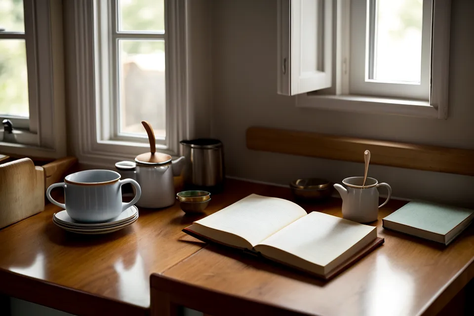 Cómo hablar con tu pareja sin pelear usando frases que no atacan: pareja conversando en la cocina de noche sin levantar la voz